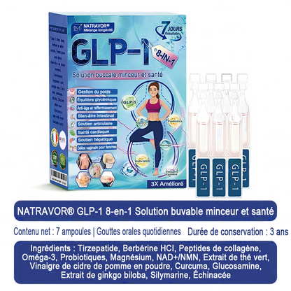 ANSM Boutique | Natravor® Solution orale 8-en-1 pour une santé légère (À prendre une fois par jour, résultats visibles en 7 jours)