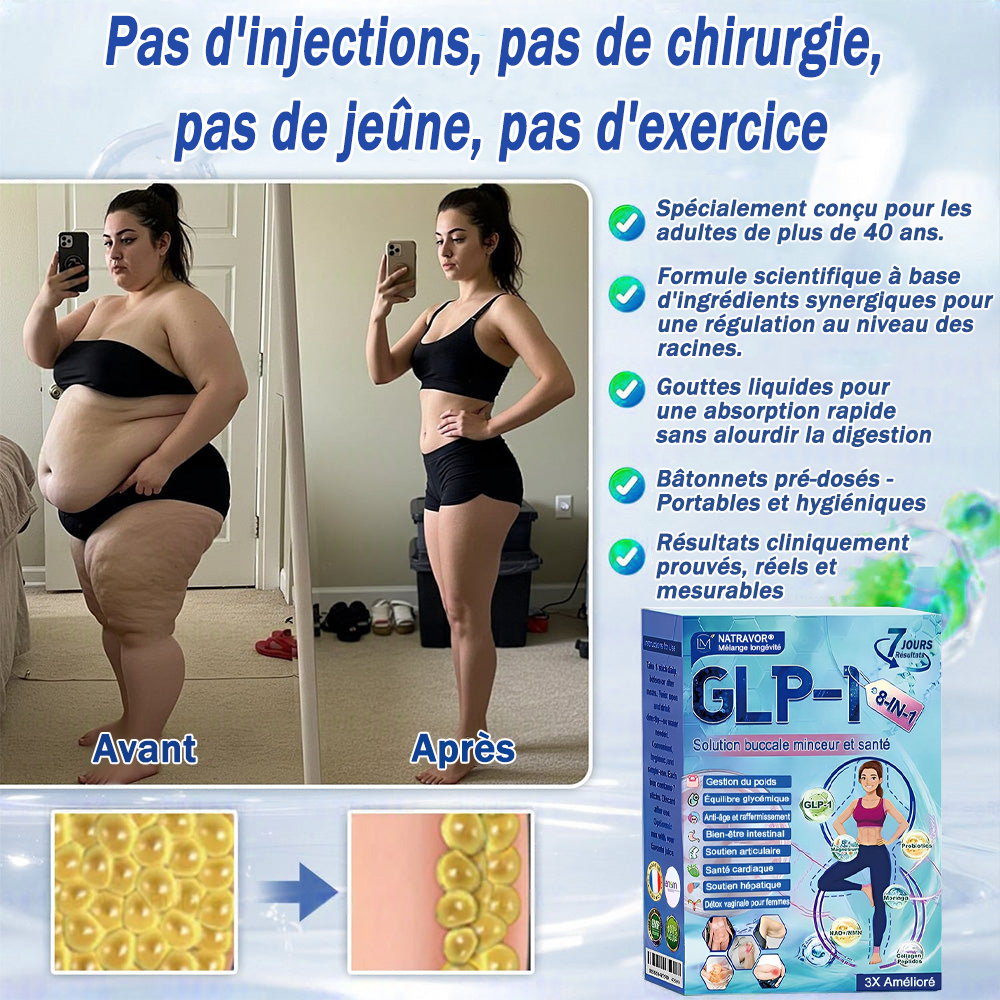 ANSM Boutique | Natravor® Solution orale 8-en-1 pour une santé légère (À prendre une fois par jour, résultats visibles en 7 jours)