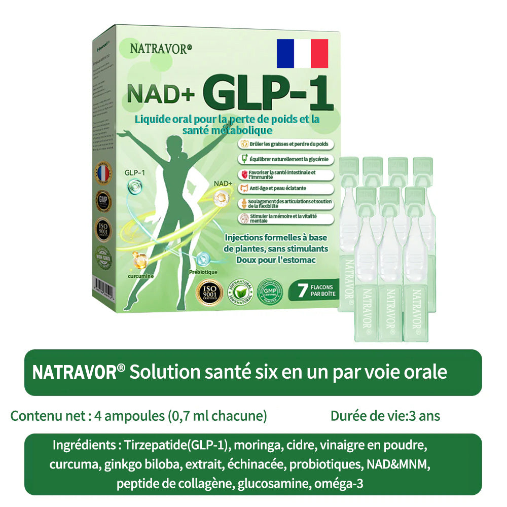 Boutique ANSM : 𝐍𝐚𝐭𝐫𝐚𝐯𝐨𝐫® NAD 6-en-1 (1 dose/jour, résultats visibles en 7 jours) 👨‍⚕️ Pour obésité, cœur, diabète, sommeil, digestion, articulations et plus