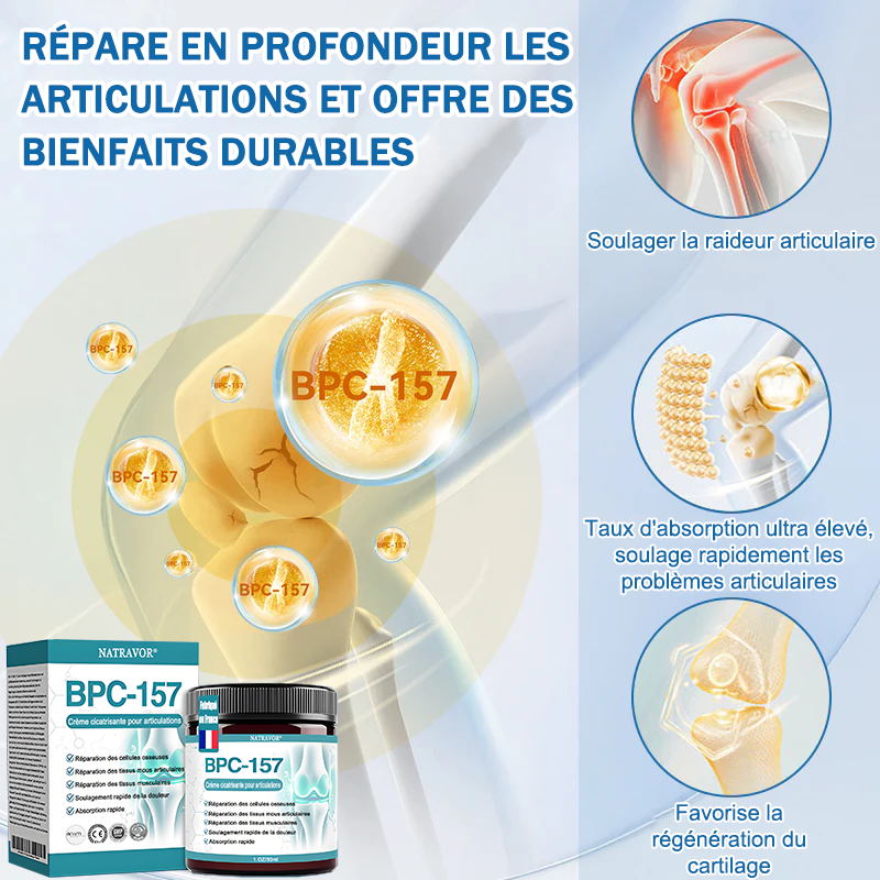 Natravor® 𝐁𝐏𝐂-𝟏𝟓𝟕 𝐉𝐨𝐢𝐧𝐭 𝐇𝐞𝐚𝐥𝐢𝐧𝐠 𝐂𝐫𝐞𝐚𝐦🦴Treats Arthritis, Neuropathy, Rheumatism, Sports Injuries & More🏆