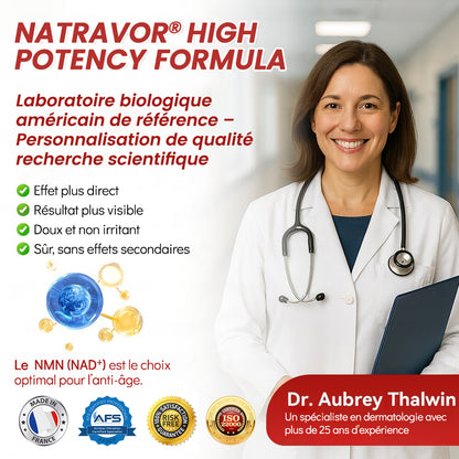 Fabriqué en France 🎇 𝗡𝗮𝘁𝗿𝗮𝘃𝗼𝗿® 𝗡𝗠𝗡 𝗡𝗔𝗗+ Solution orale raffermissante & anti-âge