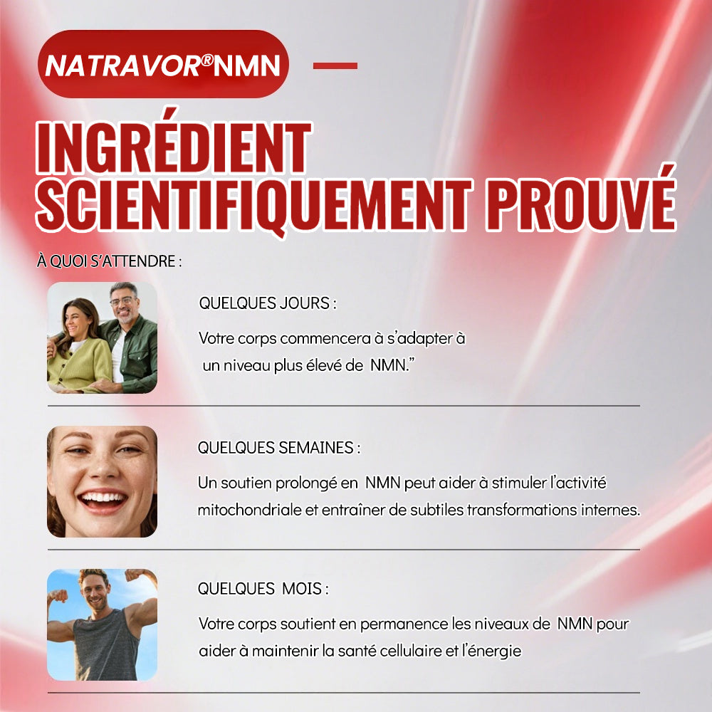 Fabriqué en France 🎇 𝗡𝗮𝘁𝗿𝗮𝘃𝗼𝗿® 𝗡𝗠𝗡 𝗡𝗔𝗗+ Solution orale raffermissante & anti-âge