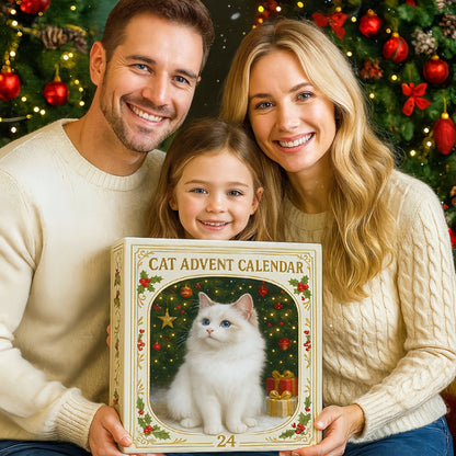 🌲Cadeau de Noël - Noël parfait - Calendrier de l'Avent pour les amoureux des chats 2025