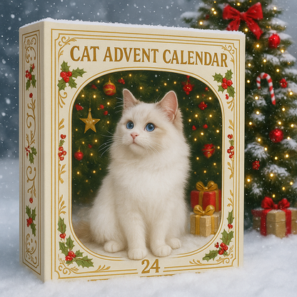 🌲Cadeau de Noël - Noël parfait - Calendrier de l'Avent pour les amoureux des chats 2025